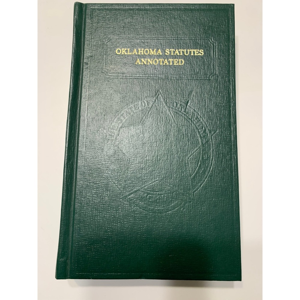 Oklahoma Statutes Annotated Title 22 Criminal Procedure 1-450 Thomson West 2003